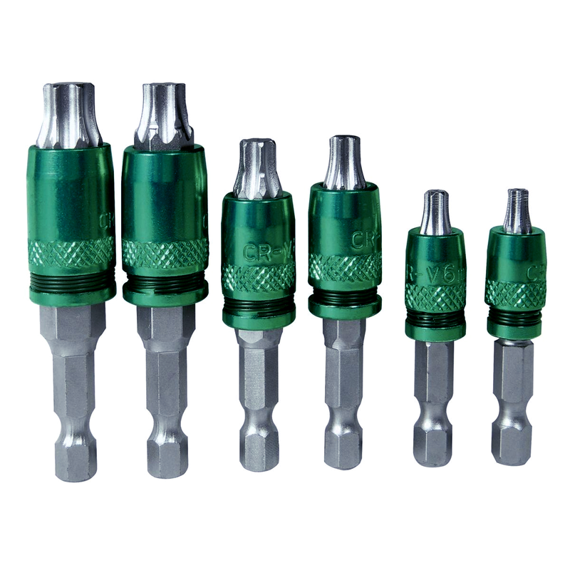 Load image into Gallery viewer, Astro Pneumatic 1038 6pc Dual Function 2 in 1 Hex Convert to Torx Bit Set
