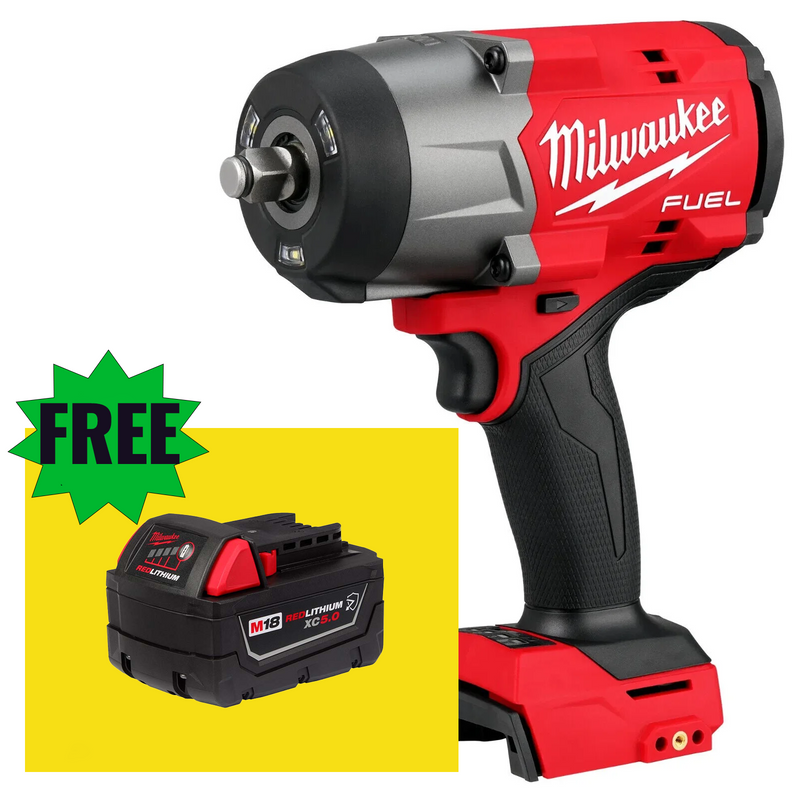 Load image into Gallery viewer, Milwaukee M18 2967-20 FUEL 1/2&quot; High Torque Impact Wrench Friction Ring + Free Battery
