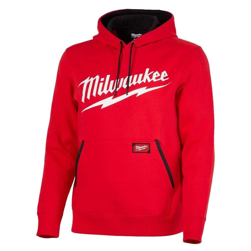 Load image into Gallery viewer, Milwaukee Pullover Logo Hoodie - w/ Pockets + Fleece Lined Beanie Black Friday
