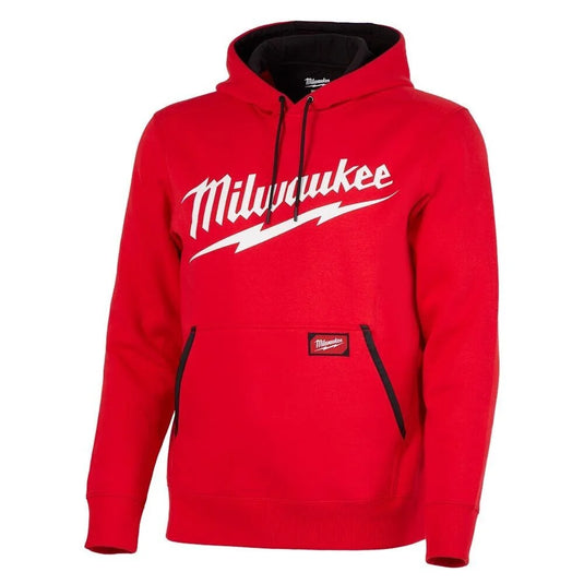 Milwaukee Pullover Logo Hoodie - w/ Pockets + Fleece Lined Beanie Black Friday