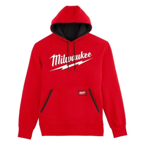 Milwaukee Pullover Logo Hoodie - w/ Pockets + Fleece Lined Beanie Black Friday