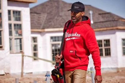 Milwaukee Pullover Logo Hoodie - w/ Pockets + Fleece Lined Beanie Black Friday