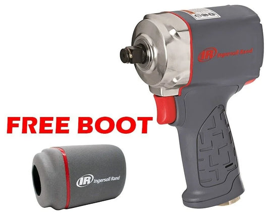 Ingersoll Rand 36QMAX - 1/2" Dr Ultra Compact Quiet Impact Wr with FREE BOOT!