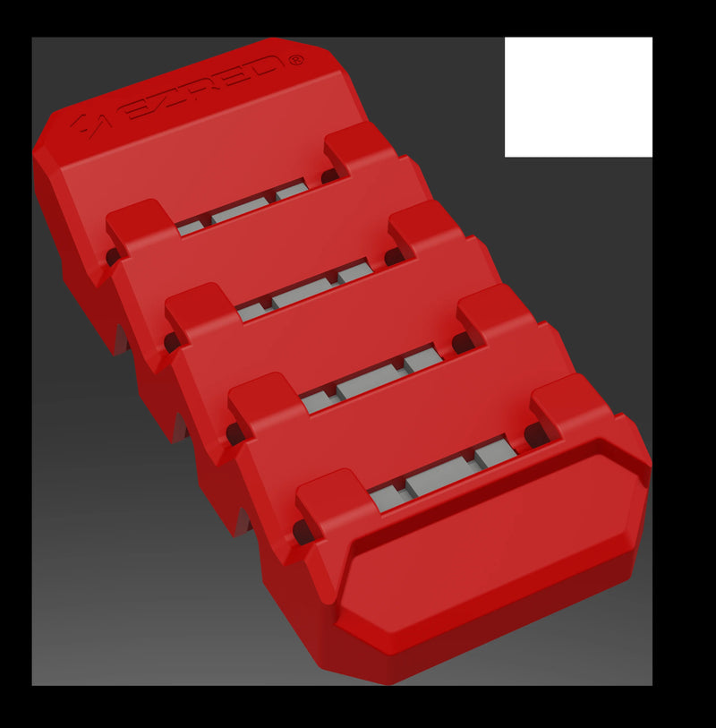 EZ RED FWR4R FLEXIBLE 4 SLOT WRENCH HOLDER CBM Tools