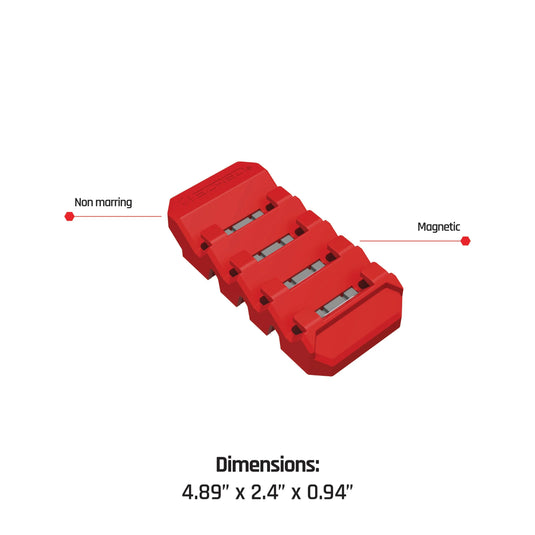 EZ RED FWR4R FLEXIBLE 4 SLOT WRENCH HOLDER CBM Tools