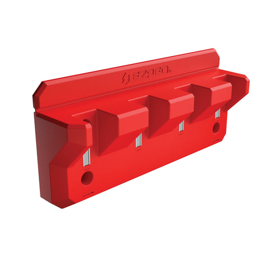 EZ RED EZPB4-R 4 Slot Magnetic Pry Bar Holder