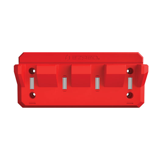 EZ RED EZPB4-R 4 Slot Magnetic Pry Bar Holder