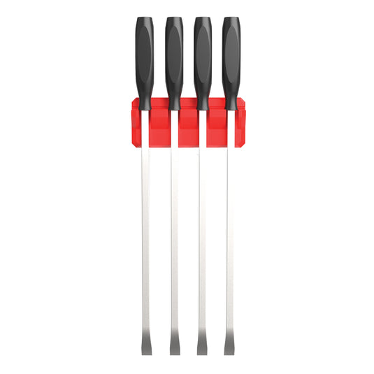 EZ RED EZPB4-R 4 Slot Magnetic Pry Bar Holder