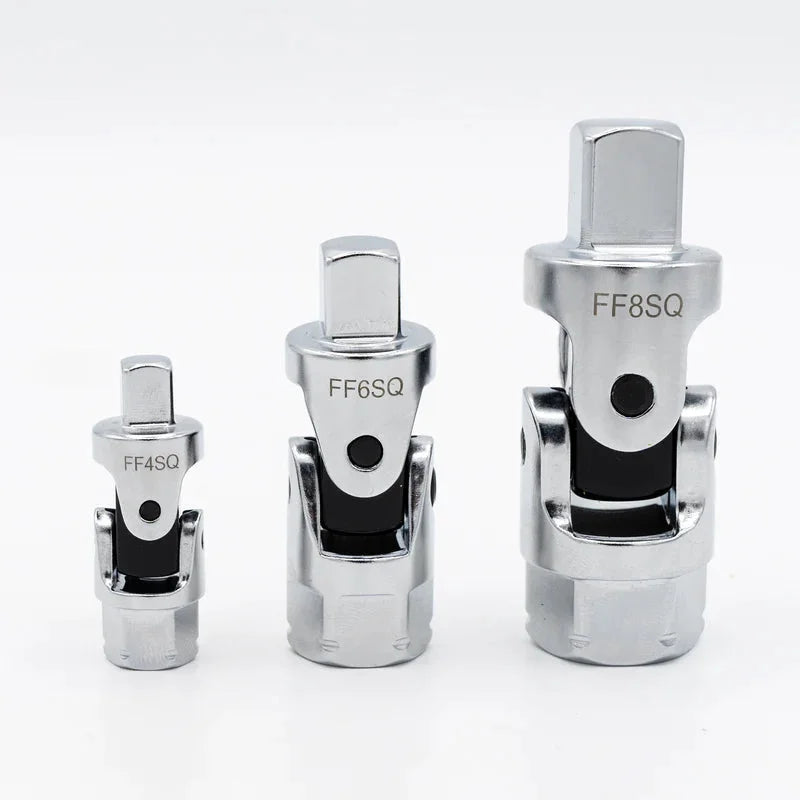 Load image into Gallery viewer, Vim Tools FFA100 Universal Joint Adapter Set, Firm Flex Dual Drive 3 Piece 1/4&quot;, 3/8&quot;, 1/2&quot;
