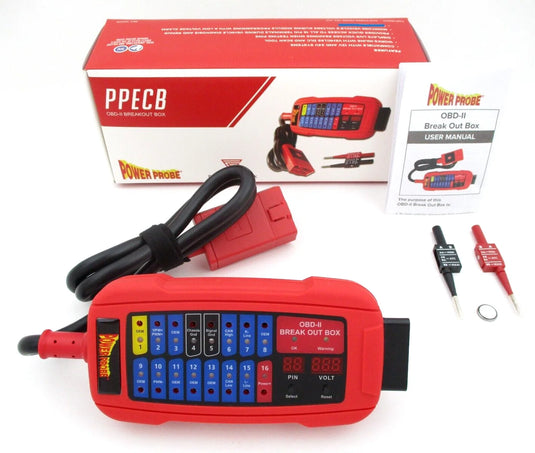 Power Probe PPECB Breakout Box OBD2 DLC Circuit Tester BUS CAN Scanner OBDII