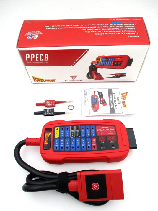 Power Probe PPECB Breakout Box OBD2 DLC Circuit Tester BUS CAN Scanner OBDII