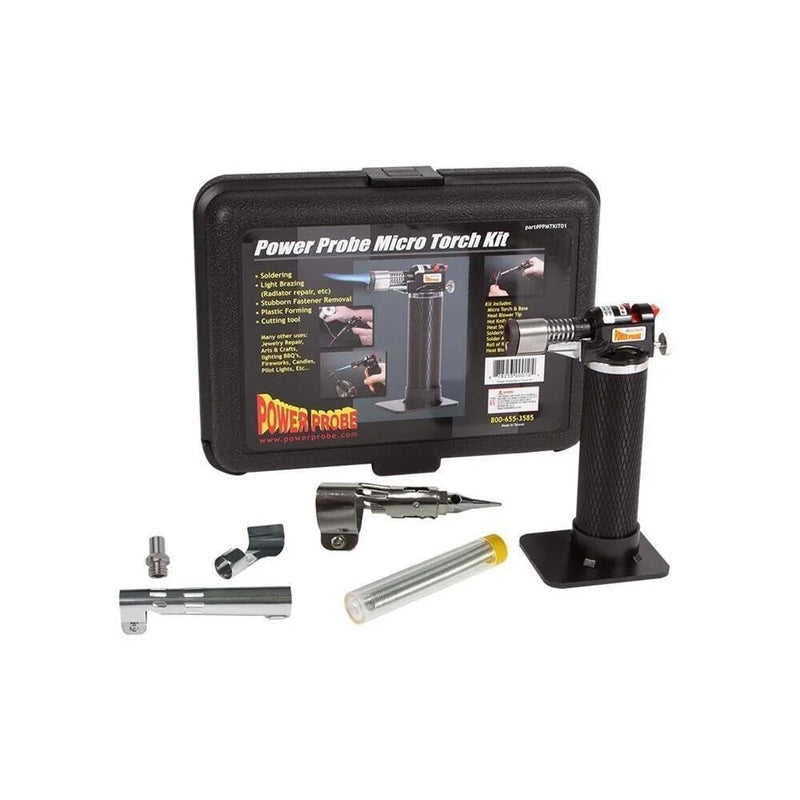 Load image into Gallery viewer, Power Probe PPMTKIT01 Refillable Butane Soldering Micro Torch Kit
