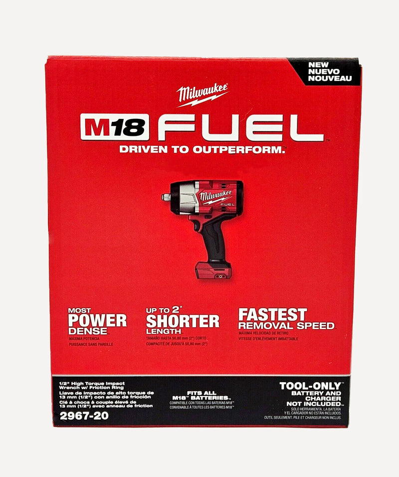 Milwaukee M18 FUEL 1/2" High Torque Impact Wrench – 1600 Ft-lbs, Brushless Motor