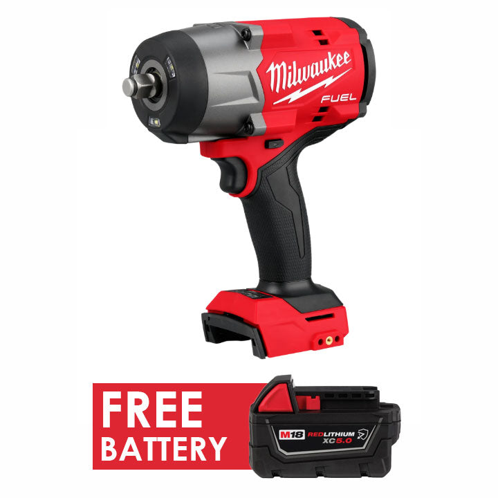 M18 FUEL™ 1/2" High Torque Impact Wrench + FREE Battery