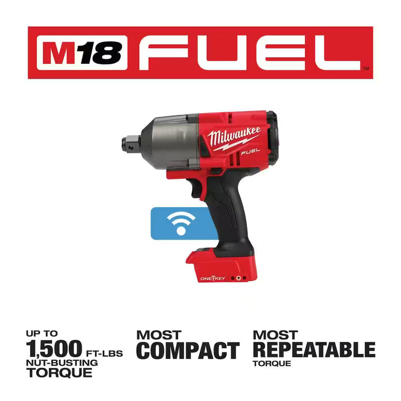 Load image into Gallery viewer, Milwaukee 2864-20 M18 FUEL ONE-KEY 18V Lithium-Ion Brushless Cordless 3/4 in. Impact Wrench w/ Friction Ring
