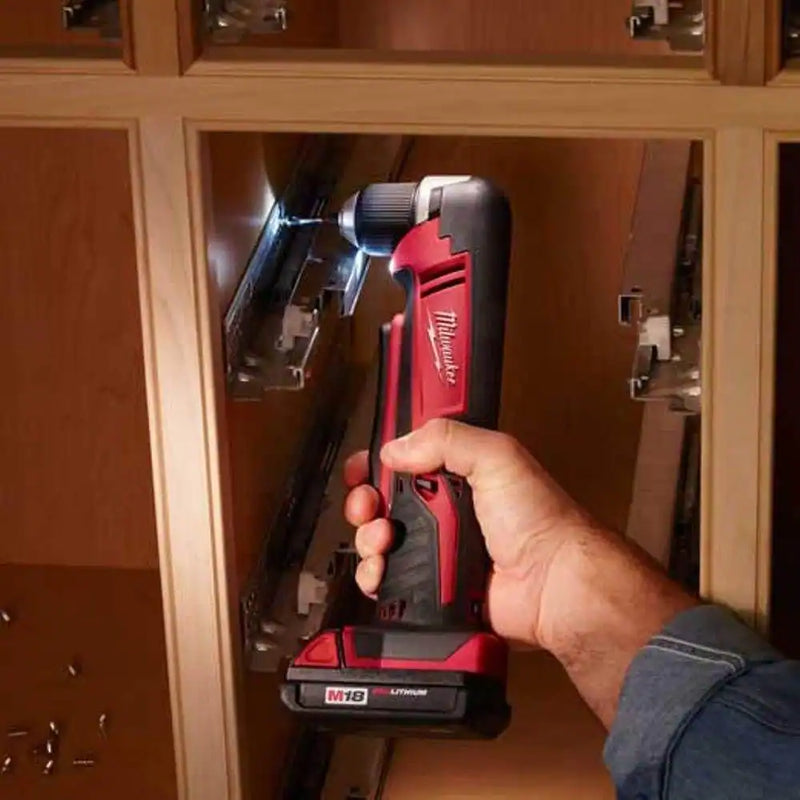 Load image into Gallery viewer, Milwaukee 2615-20 M18 18V Lithium-Ion Cordless 3/8 in. Right-Angle Drill
