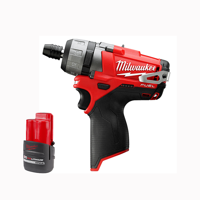 Load image into Gallery viewer, Milwaukee 2402-20 M12 Fuel 1/4&quot; Hex 2-Speed Screwdriver + Free 2.5ah Battery
