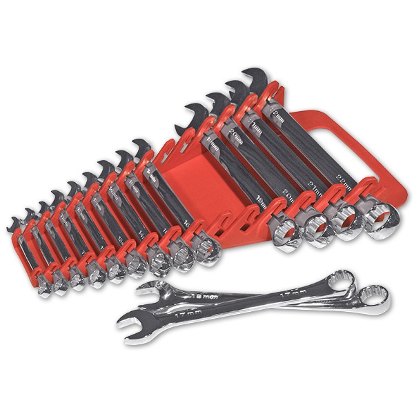 Load image into Gallery viewer, ERNST 5013 Wrench Organizer Rack Red (13 slots)
