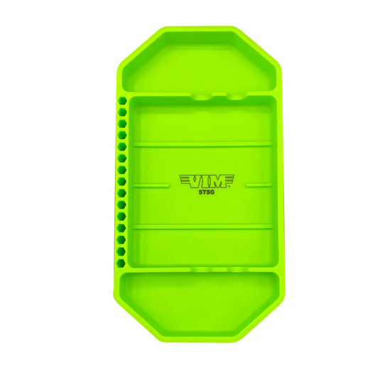 VIM STSG Small 11" Silicone Hi-Vis Organizing Tool Tray Green