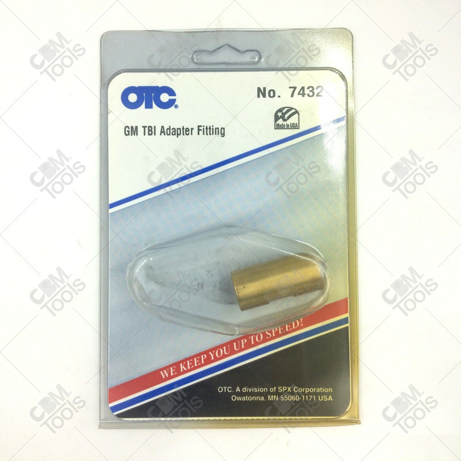 Otc Fuel Injection Adapter Kit OTC 7432 GM TBI Adapter Fitting Fuel Injection Straight Fitting M16 x ...