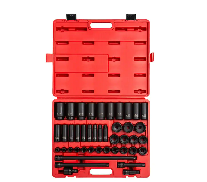 Load image into Gallery viewer, Sunex 2568 43pc Deep/Standard Impact Socket Set, 1/2&quot; Drive, SAE 3/8&quot; - 1-1/2&quot;
