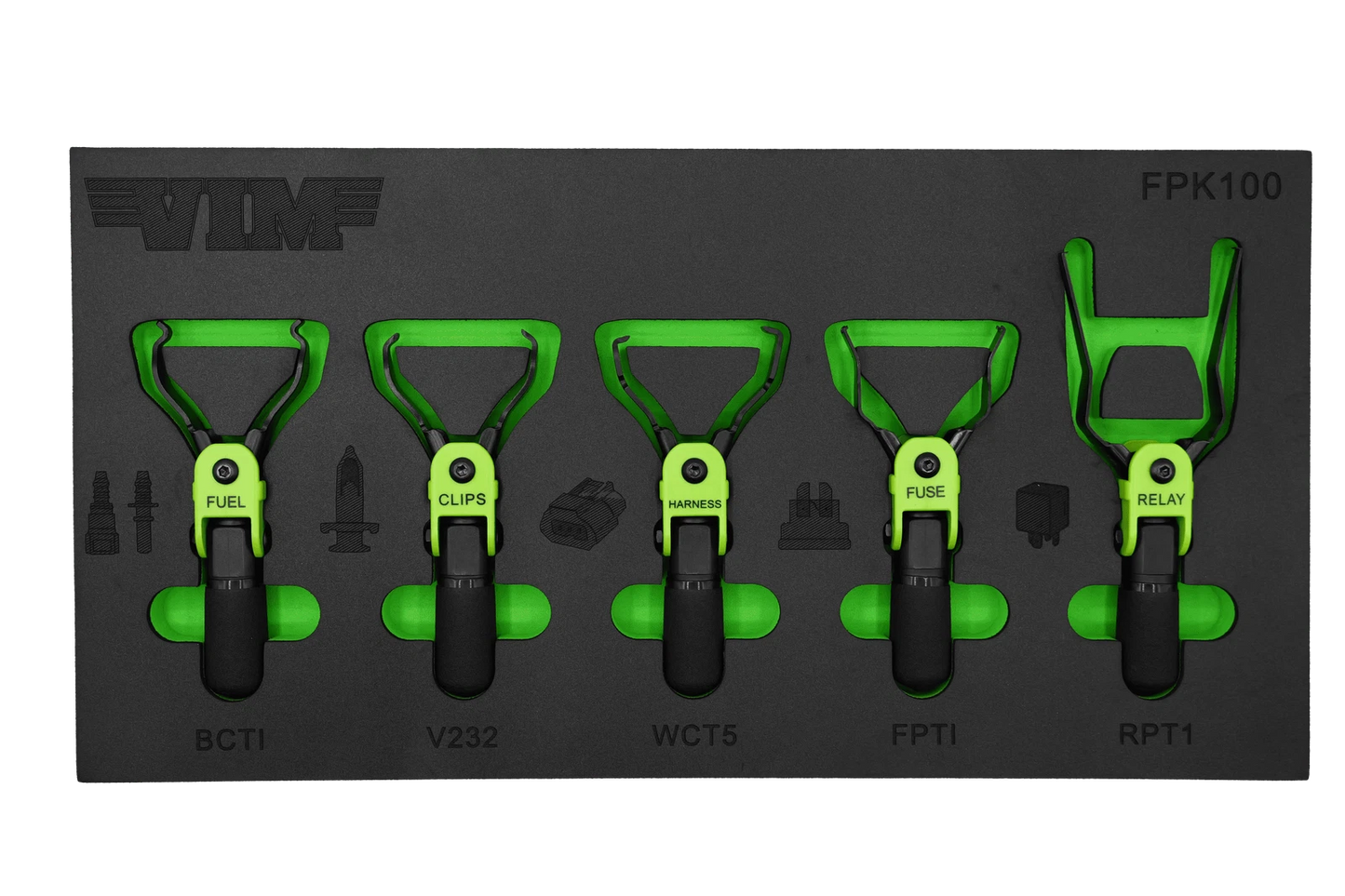 VIM TOOLS FPK100 5 Piece Flex Finger Plier Set