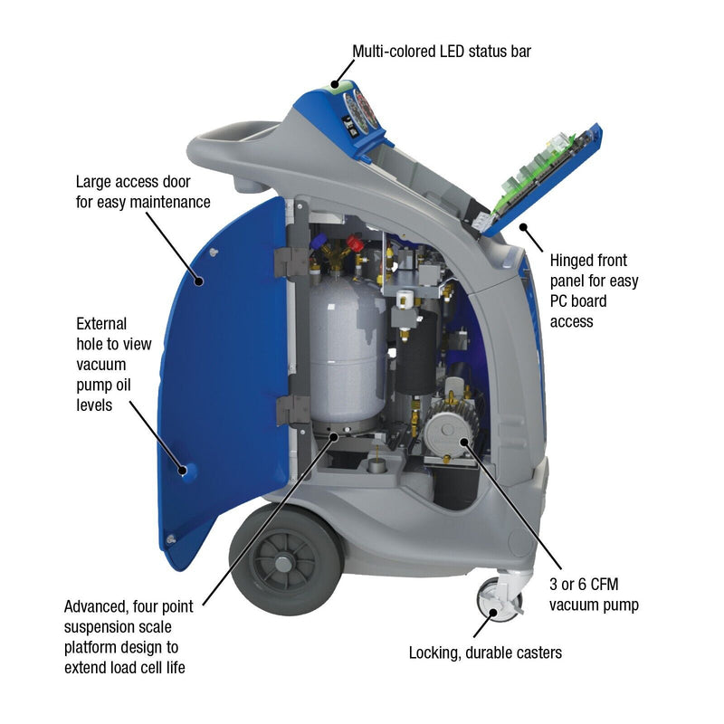 Load image into Gallery viewer, Mastercool Commander 2000 Automatic R134A Recovery Recycle Recharge Machine
