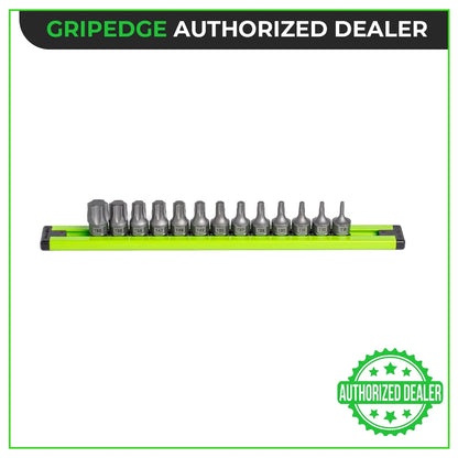 GripEdge Tools DDSA13S 13 Piece Dual Drive RPT Stubby Star Driver Set