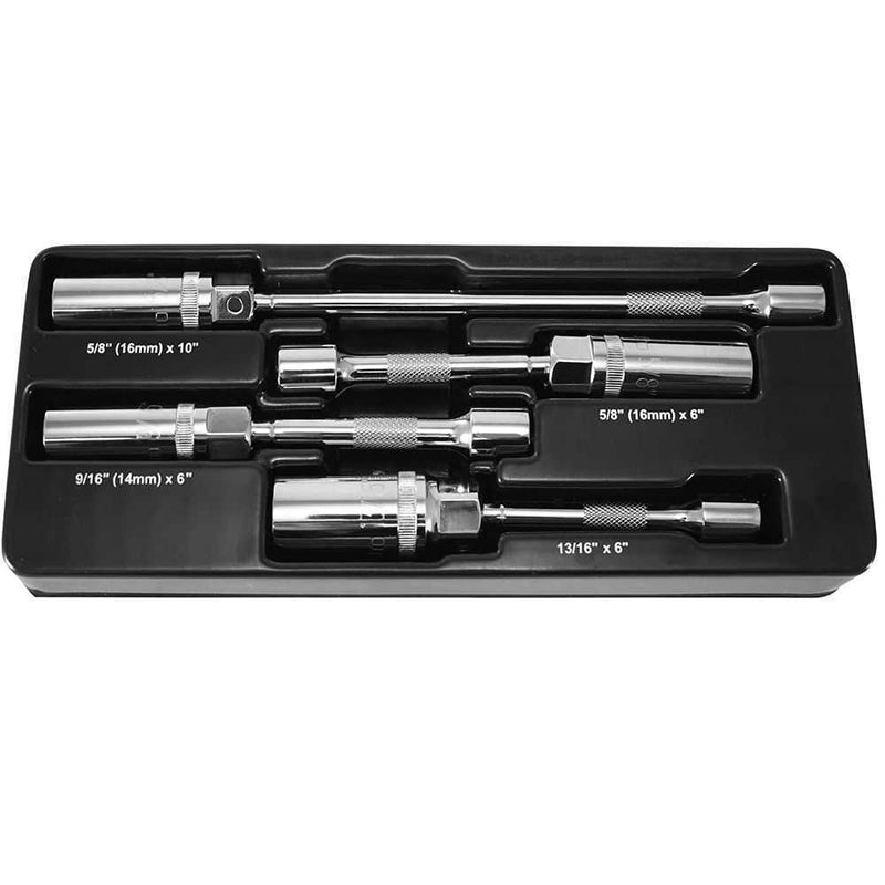 Load image into Gallery viewer, Astro 94404 3/8&quot; Dr. Magnetic Spark Plug Universal Extension Socket Set

