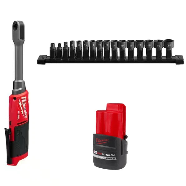 Milwaukee 3050-20 M12 FUEL 12V INSIDER Extended Reach Box Ratchet