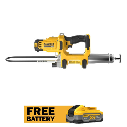 DeWalt DCGG581B 20V MAX 2-Speed Grease Gun + Free Battery
