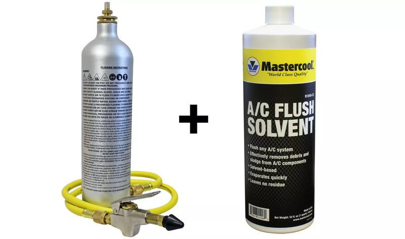 Load image into Gallery viewer, Mastercool 91046-A A/C System Flush Kit w/ 32 oz Flush Solvent HVAC/R
