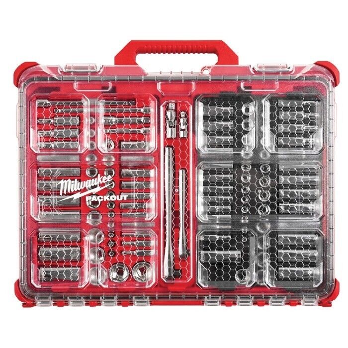 Load image into Gallery viewer, Milwaukee 48-22-9486 1/4&quot; &amp; 3/8&quot; Socket Set 106 pc
