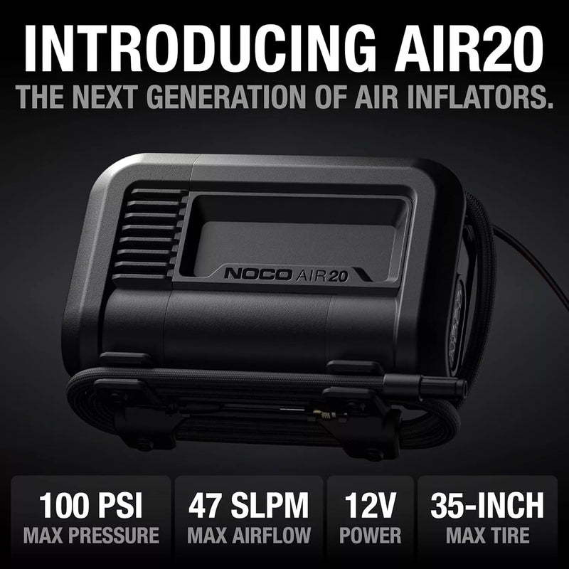 Load image into Gallery viewer, NOCO AIR20 UltraFast 20A 100 PSI 12V Portable Tire Inflator and Air Compressor
