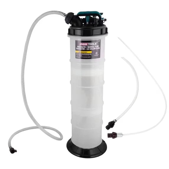 OEMTOOLS 24938 Pneumatic & Manual Fluid Extractor - 2.5 Gallon (9.5L)