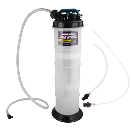 OEMTOOLS 24938 Pneumatic & Manual Fluid Extractor - 2.5 Gallon (9.5L)