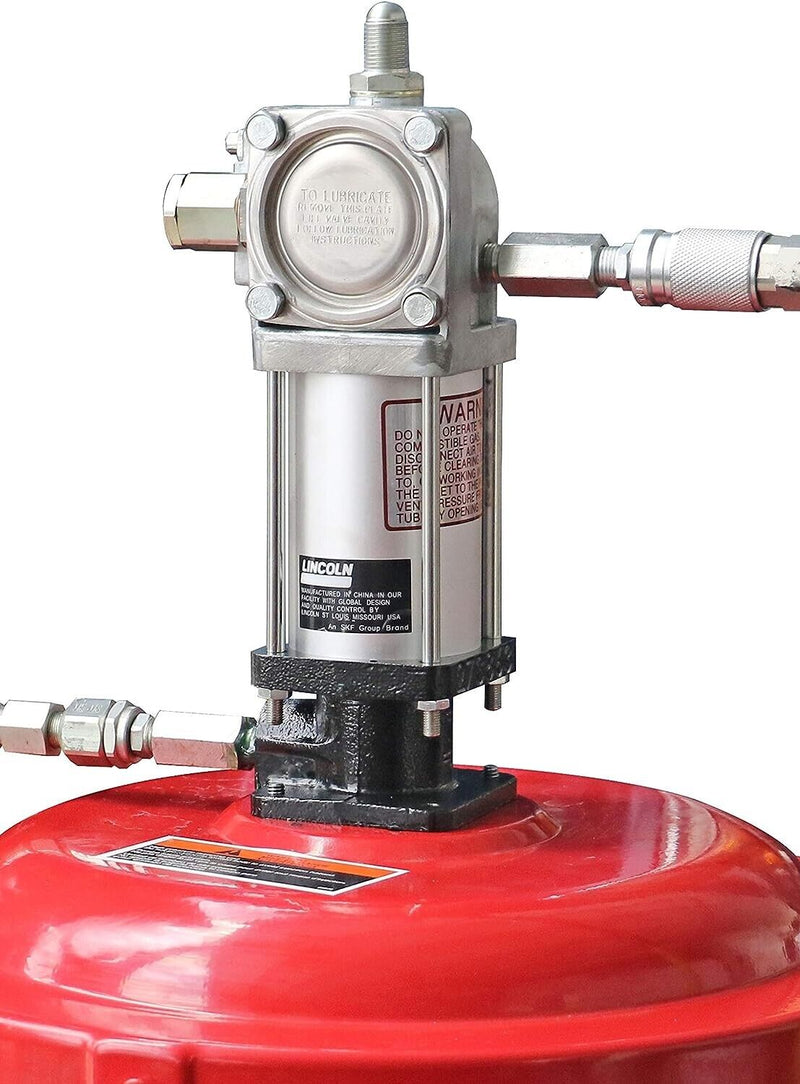 Load image into Gallery viewer, Lincoln 6917 Portable Grease Pump kit Air operated 120 lb 16 gallon Drum 50:1
