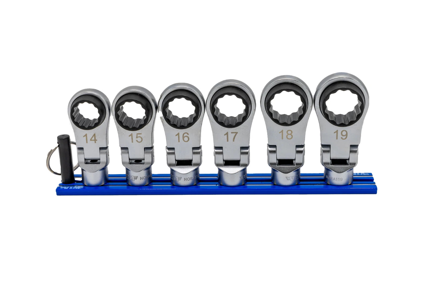 Vim Tools 3/8” Drive 6pc Nano Flex Offset Ratcheting Attachment NORA150 NEW