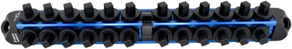 Astro Pneumatic 938VB Blue 3/8" Drive V12 Locking Magnetic Socket Organizer