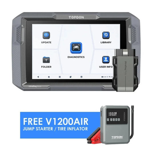 TOPDON UltraDiag Moto 8" Wireless Motorcycle Diagnostic Tool + FREE V1200AIR Tool