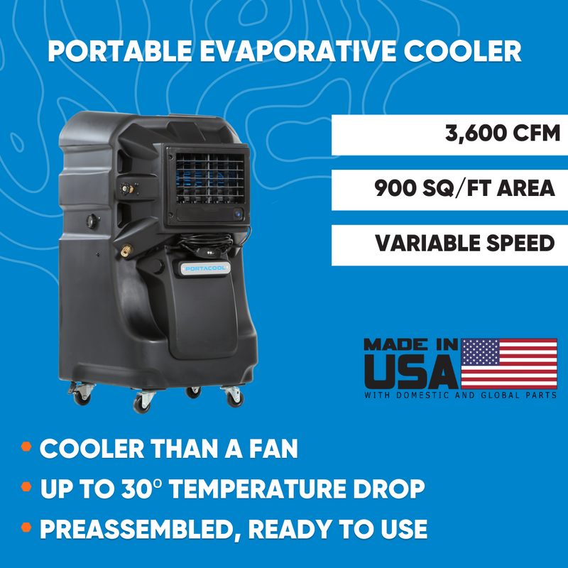 Load image into Gallery viewer, Portacool PACJS2301A1 Jetstream 230 Portable Evaporative Industrial Cooler - USA
