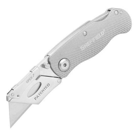 Sheffield 12344 Lockback Utility Knife - Silver