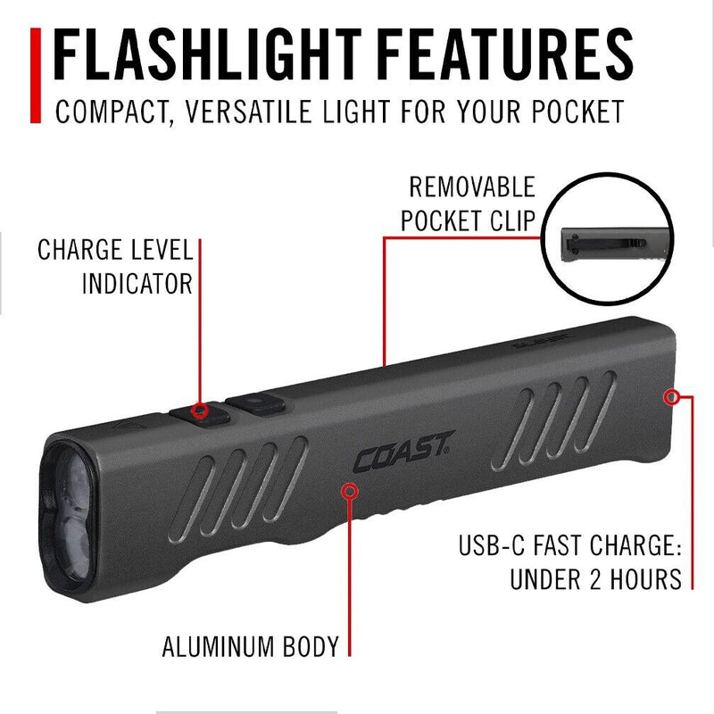 Load image into Gallery viewer, COAST 30920 Slayer Pro LED Rechargeable Flashlight
