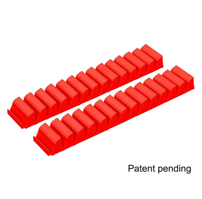 Ernst 5613M Screwdriver Pro 26 Tool Magnetic Storage Organizer Red