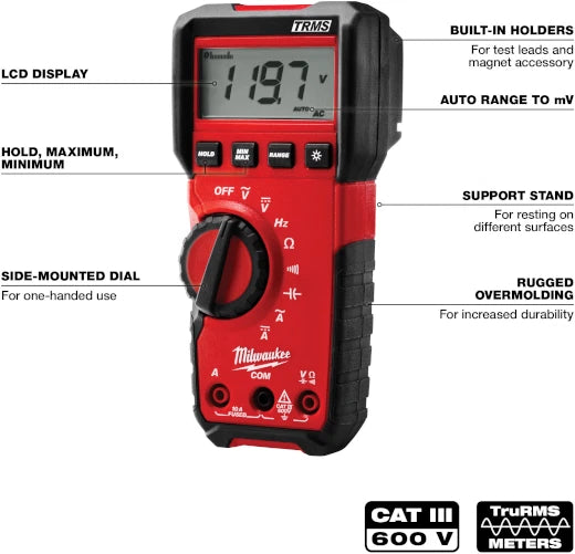 Milwaukee Tool 2216-20 Digital Multimeter