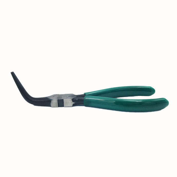 SK Tools 16315 Curved Long Chain Nose Pliers 6 in Long - USA MADE