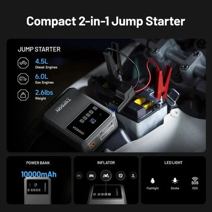 TOPDON UltraDiag Moto 8" Wireless Motorcycle Diagnostic Tool + FREE V1200AIR Tool