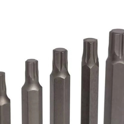 GRIPEDGE HBM6LS RPT Long Metric Hex Driver Set - 6-Pc 3/8’’ Drive