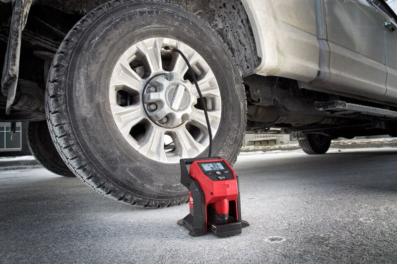 Load image into Gallery viewer, Milwaukee 2475-21XC M12 Cordless Compact Inflator Kit 120psi + FREE 4ah Battery
