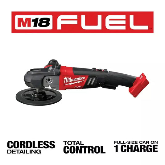 Milwaukee Tool 2738-20 M18 Fuel 7" Cordless Variable Speed Polisher + 6ah Battery